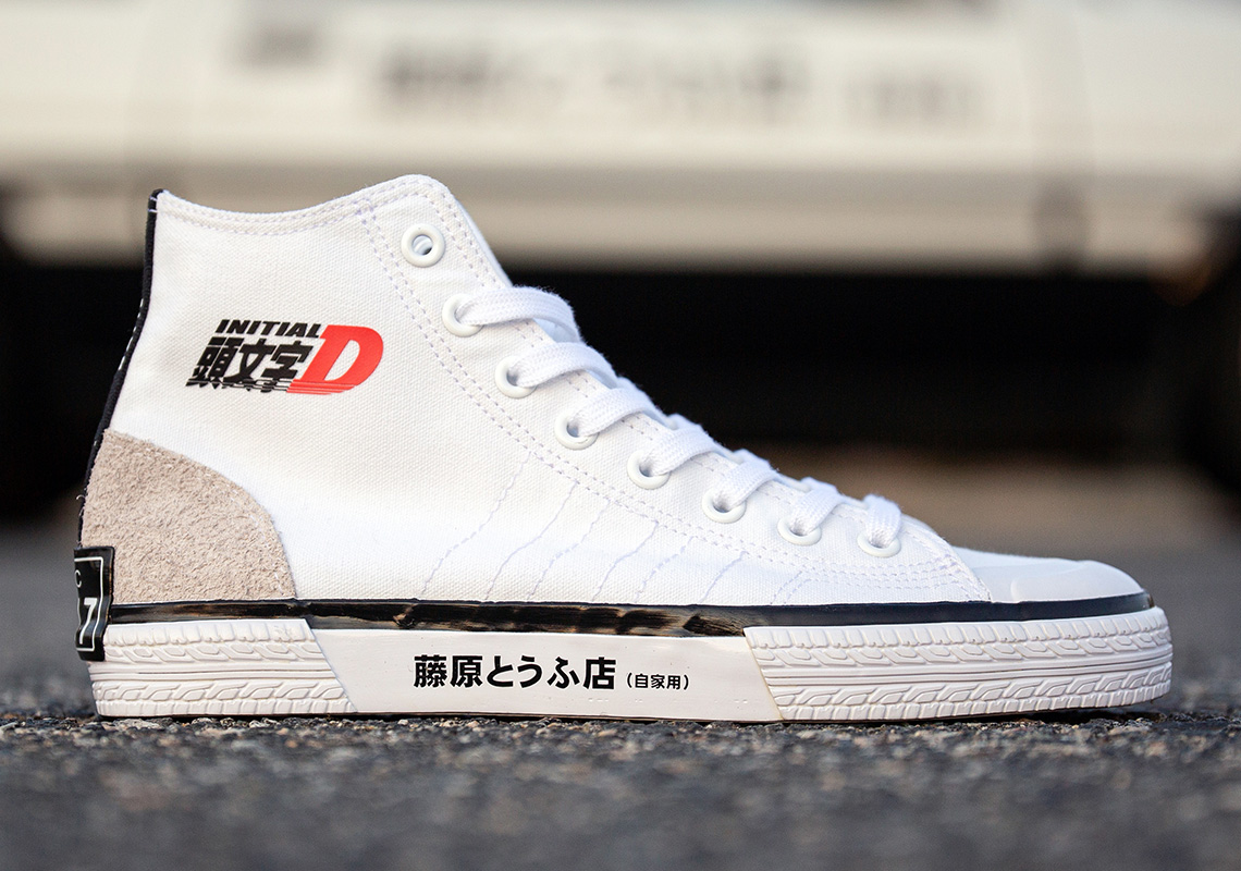 The Iconic Trueno AE86 Of Initial D Takes Center Stage On The Upcoming BAIT x adidas Nizza Hi