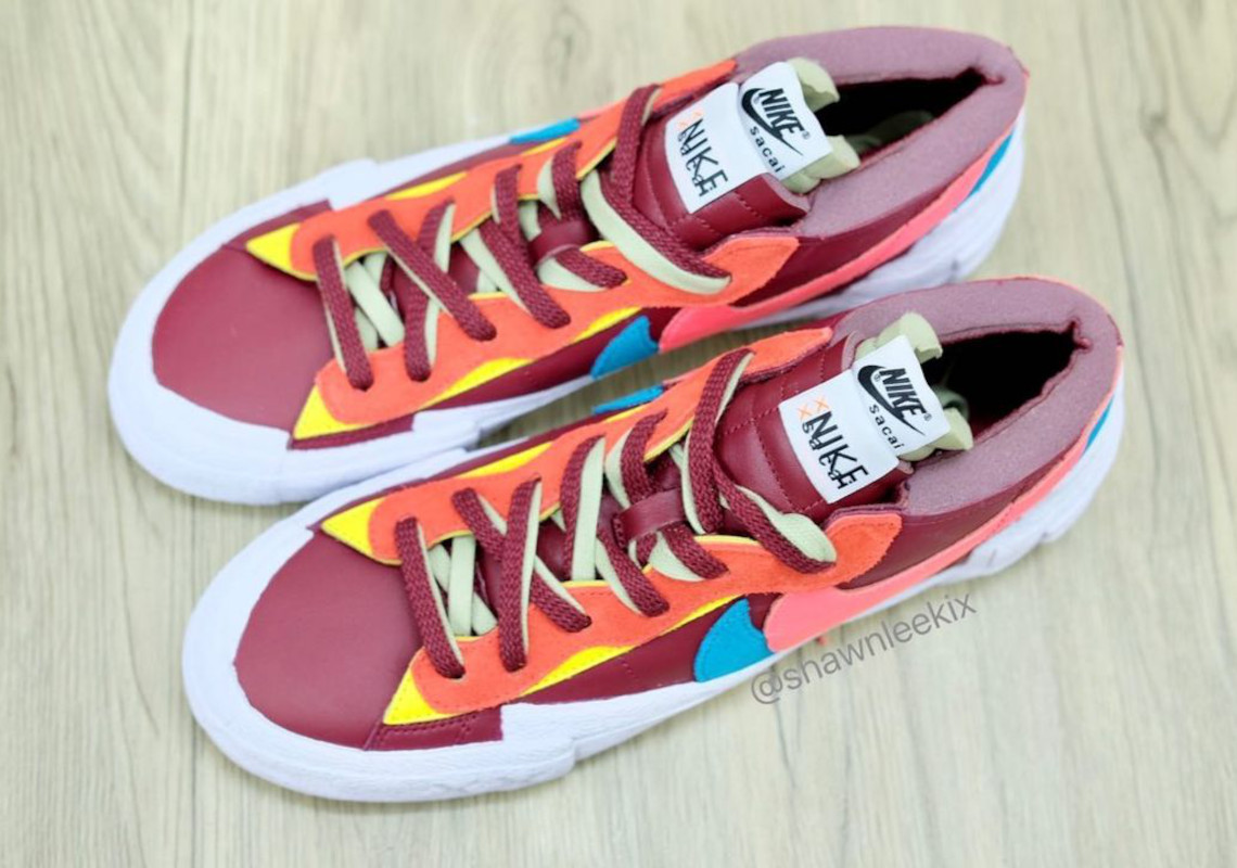 KAWS sacai Nike Blazer Low DM7901-400 Release Info | SneakerNews.com