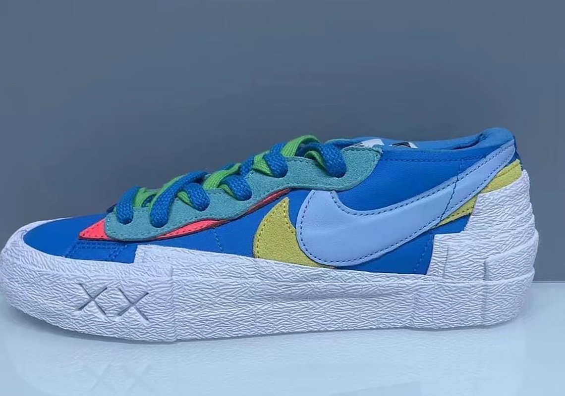 KAWS sacai Nike Blazer Low DM7901-400 Release Info | SneakerNews.com