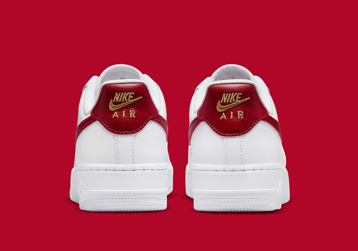 white red and gold air force 1