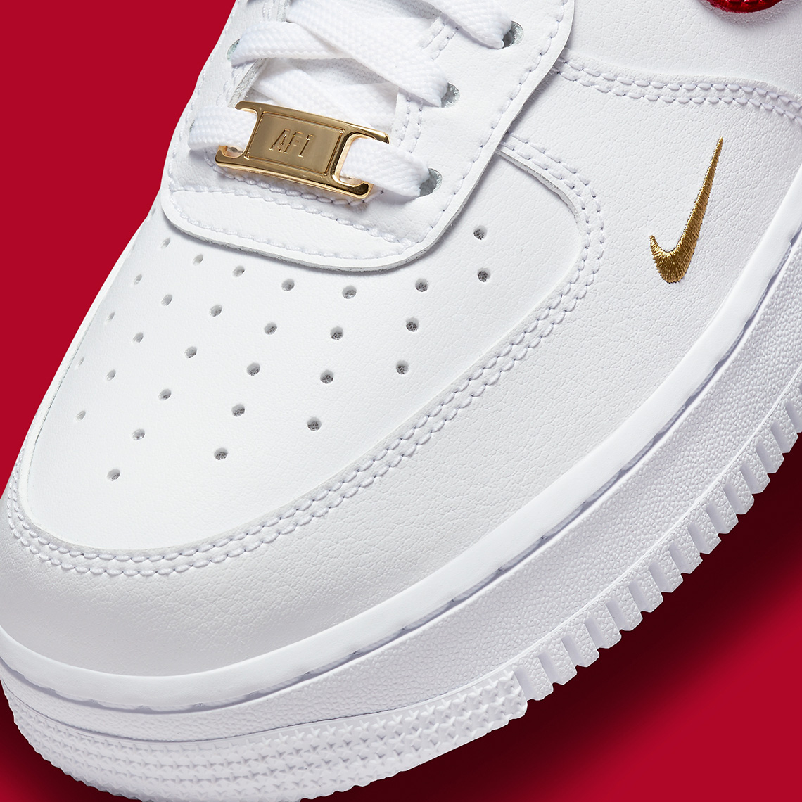 Nike Air Force 1 Red Gold CZ0270-104 | SneakerNews.com