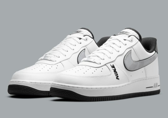 This “White/Black” Nike Air Force 1 Low Introduces New Branding Accents