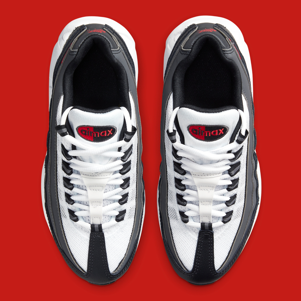 Nike Air Max 95 GS Iron Grey Red CJ3906-105 | SneakerNews.com