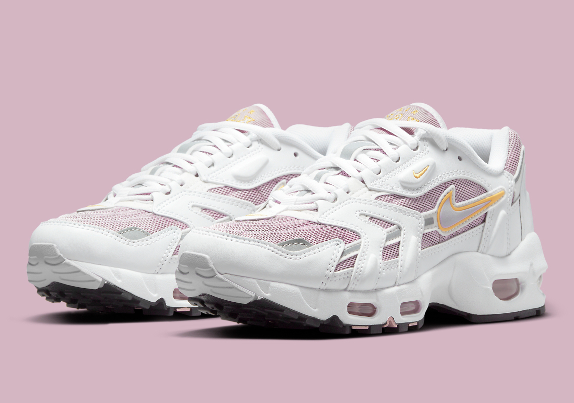 white purple yellow air max