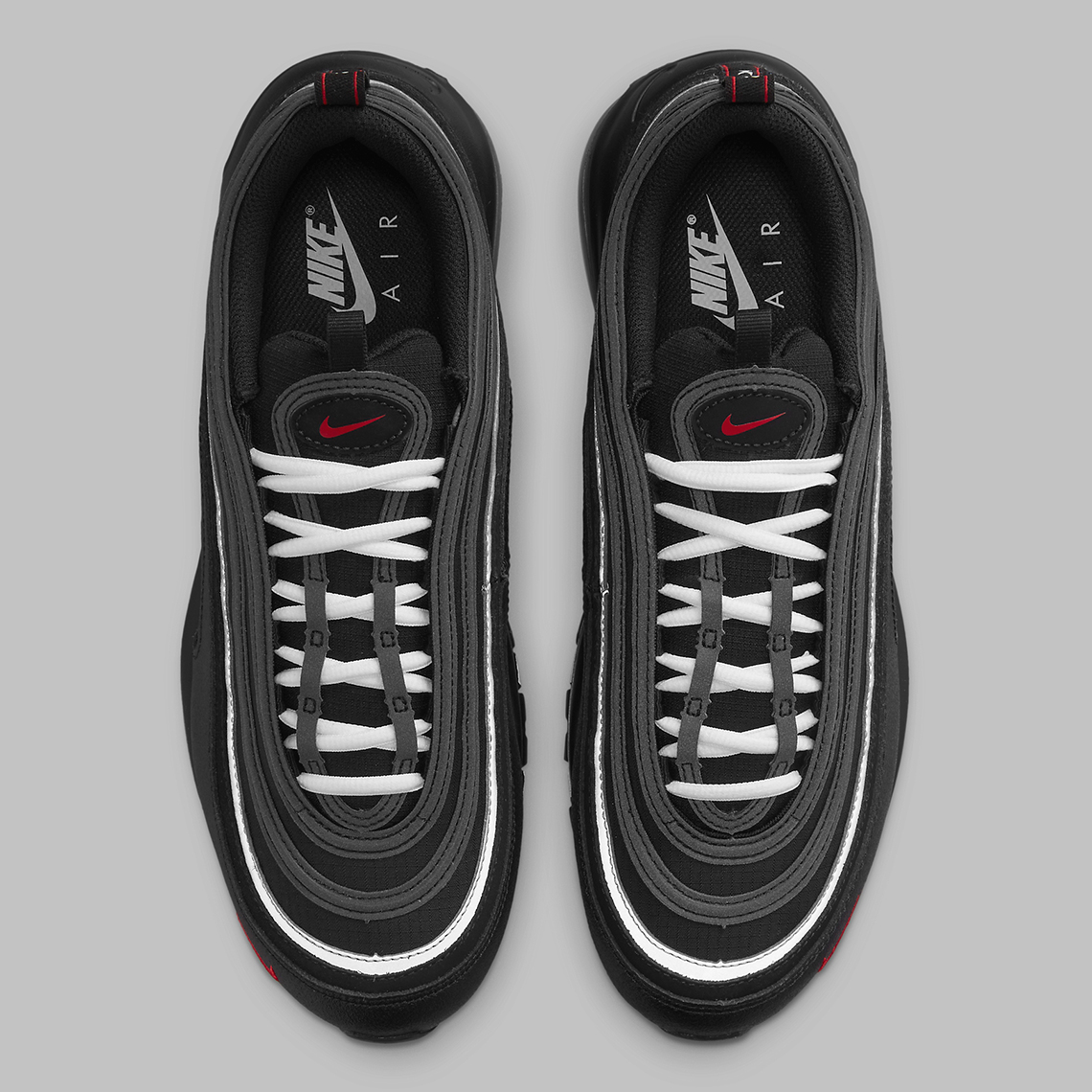 Air max 97 black store and white and red