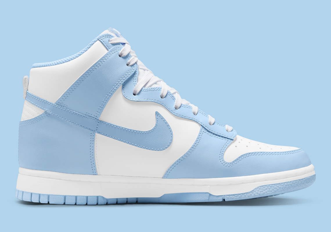 sky blue high top nike