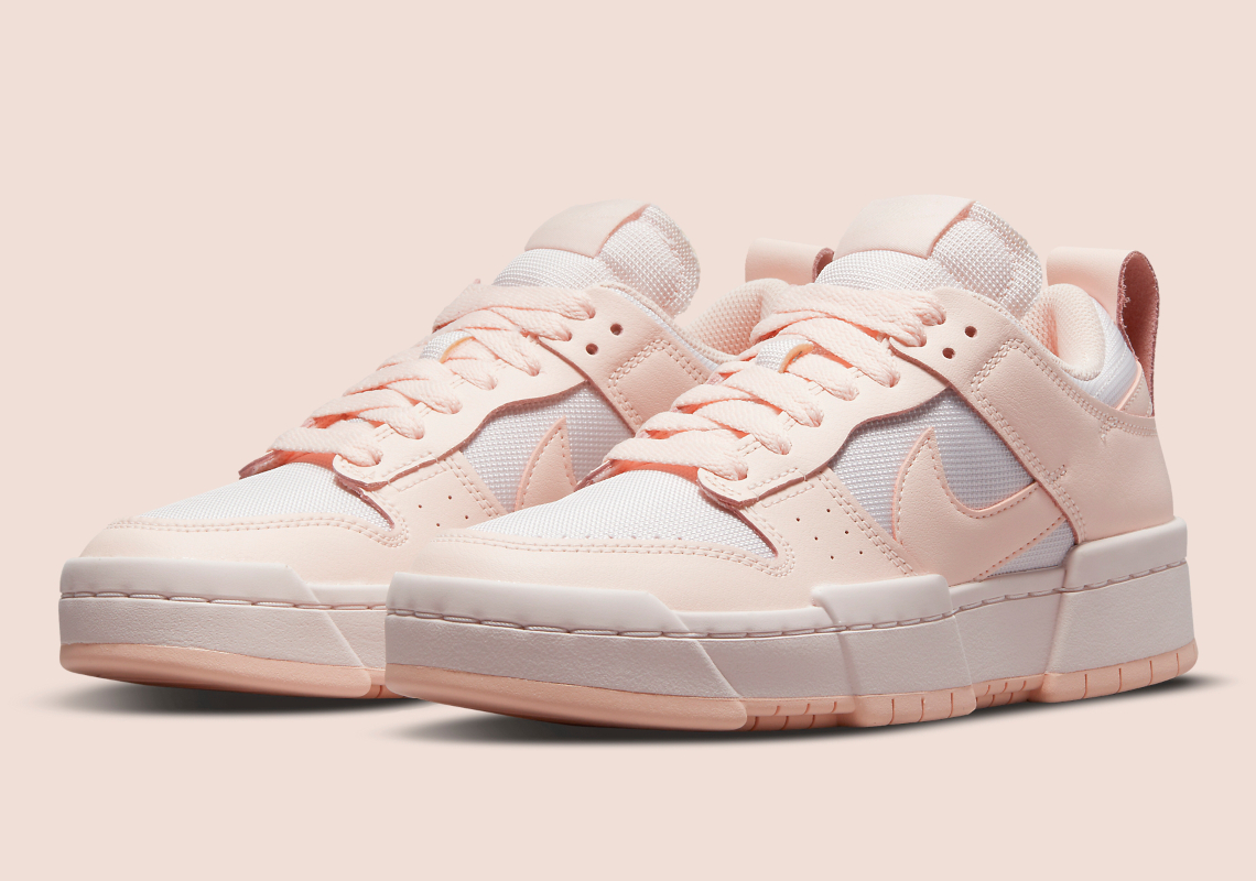 The Nike Dunk Low Disrupt Appears In Tonal "Barely Rose"