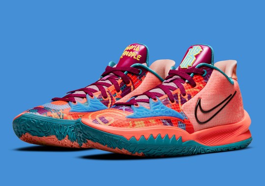 The Nike Kyrie Low 4 Brings A Vibrant Look The The “1 World 1 People” Collection