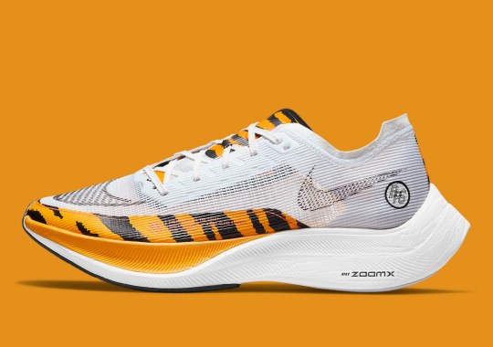 The Nike ZoomX VaporFly NEXT% 2 “BRS” Is Covered In Tiger Stripes