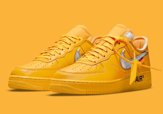 Off-White Reveals Release Information For Nike Air Force 1 “Lemonade”