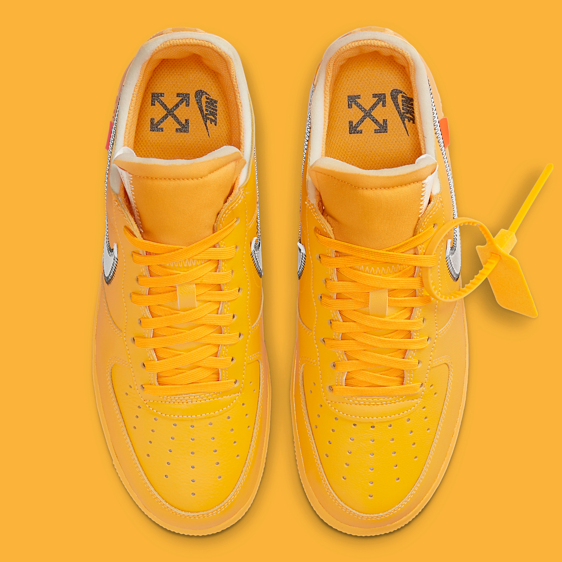 Off white af1 on sale yellow