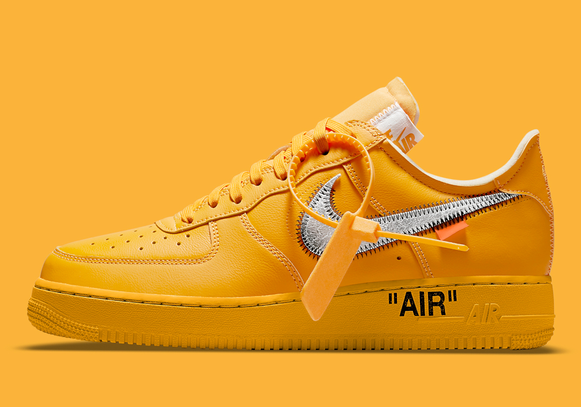 Nike air force on sale x off white yellow