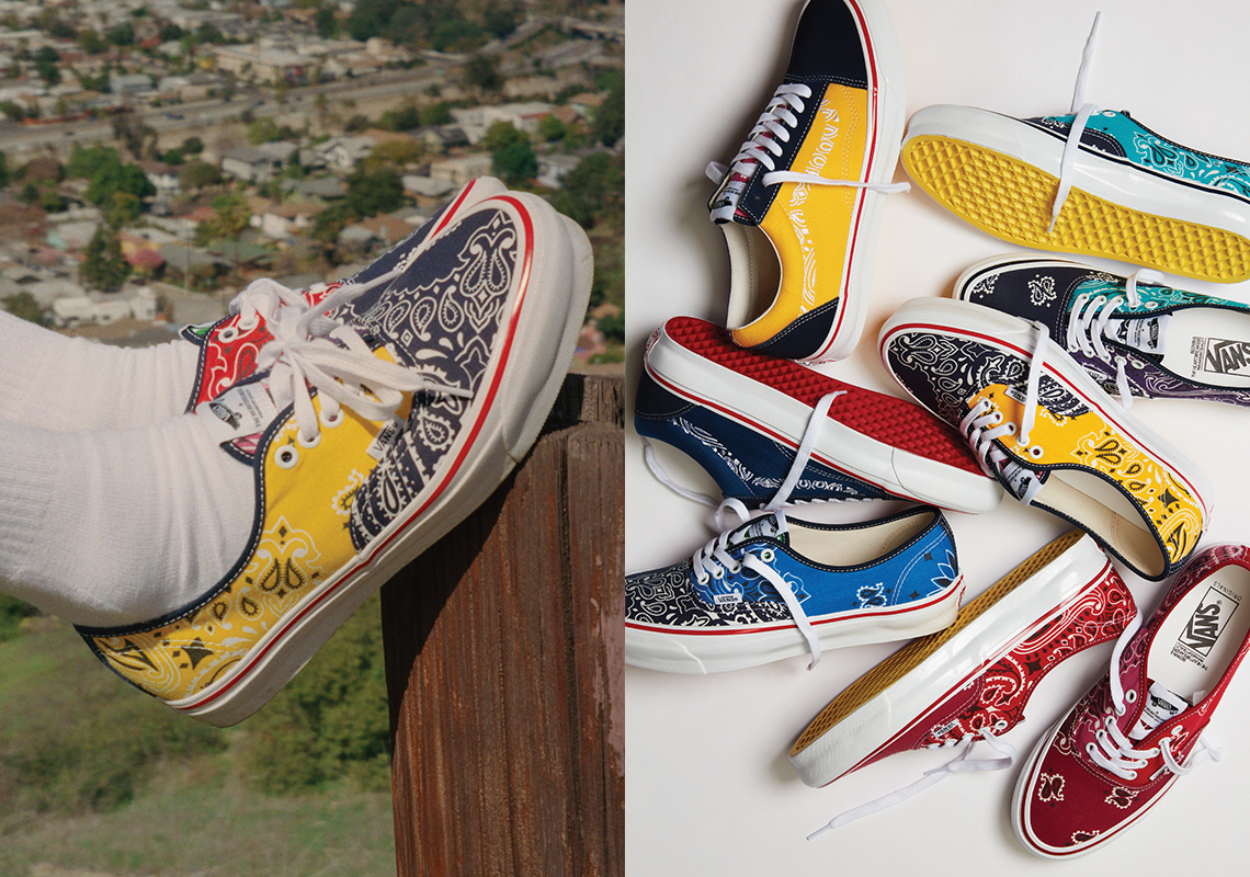 BEDWIN & THE HEARTBREAKERS Remakes The Vans Authentic LX And Old Skool LX With USA-Made Bandanas