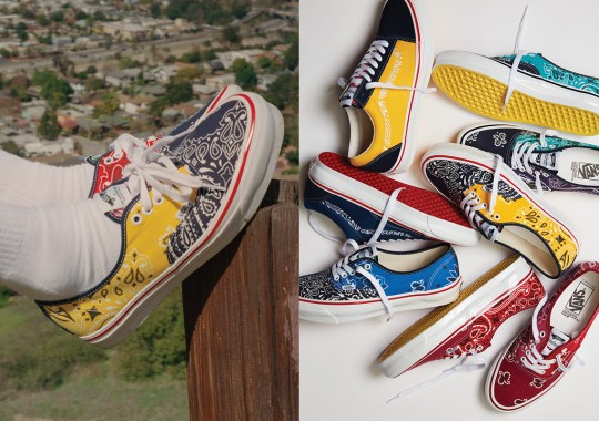 BEDWIN & THE HEARTBREAKERS Remakes The Vans Authentic LX And Old Skool LX With USA-Made Bandanas