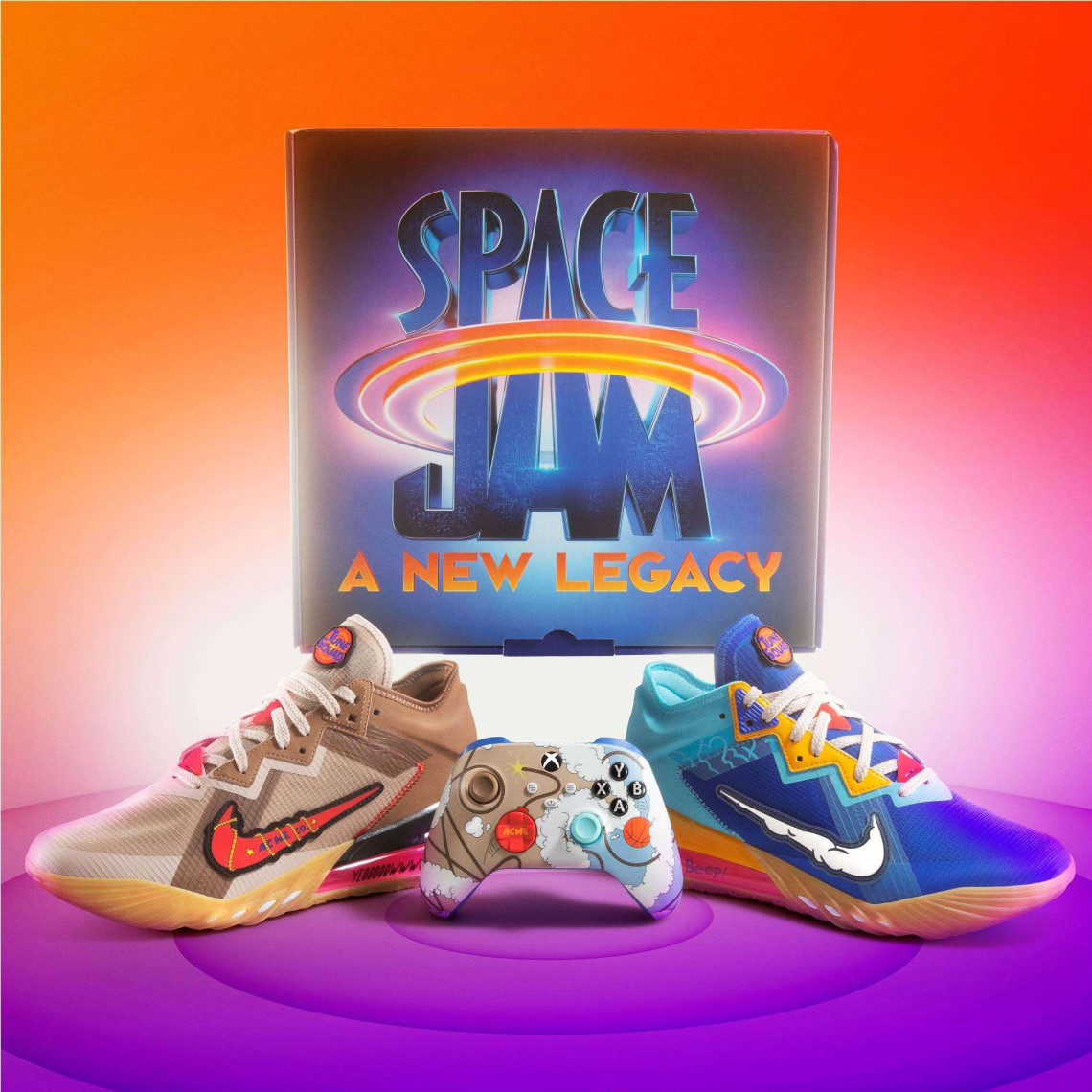 space jam shoes with xbox