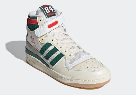 Adidas Forum '84 Hi White Green Red Gx9055 