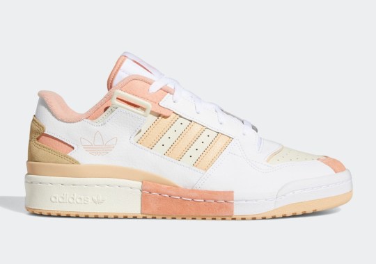 Another Strapless adidas Forum Exhibit Low Appears With “Halo Amber” Accents