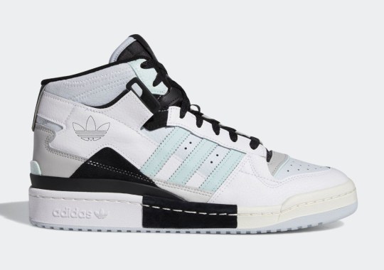 The Strapless adidas Forum Exhibit Mid Appears With “Halo Mint” Accents