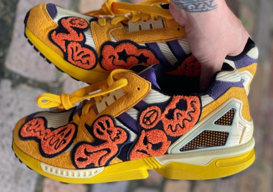 Ghoulish Patches Cover The adidas ZX 8000 For Halloween