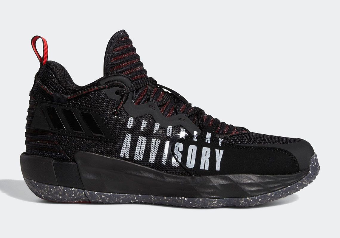 The adidas Dame 7 Extended Play Features An “Opponent Advisory” Warning