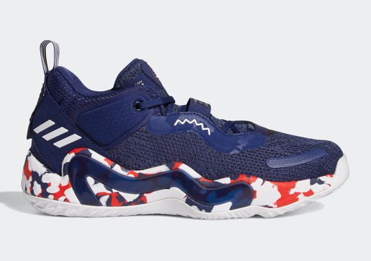 The adidas D.O.N. Issue #3 Gears Up For The Olympics In USA Colors
