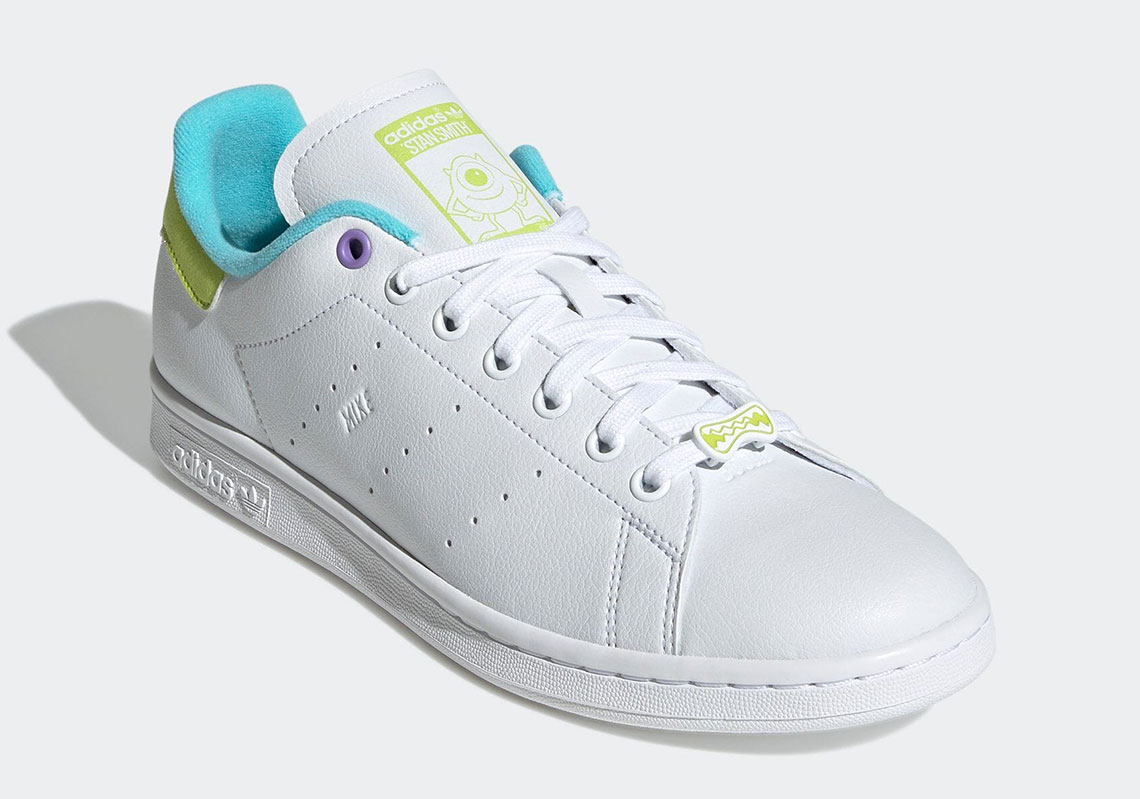 adidas Stan Smith Disney Mike Sully GZ5885 | SneakerNews.com