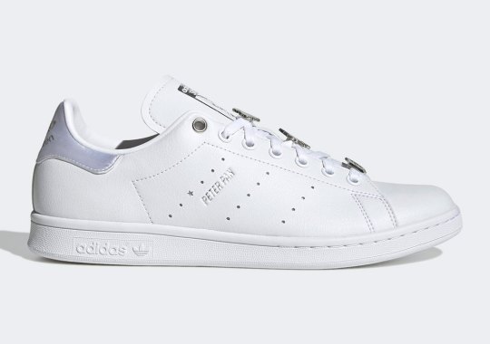 Silver Pendants Appear On This adidas Stan Smith For Peter Pan & Tinkerbell