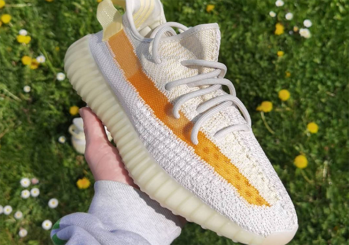bron cafetaria beet adidas Yeezy Boost 350 v2 "Light" GY3438 Release Date | SneakerNews.com