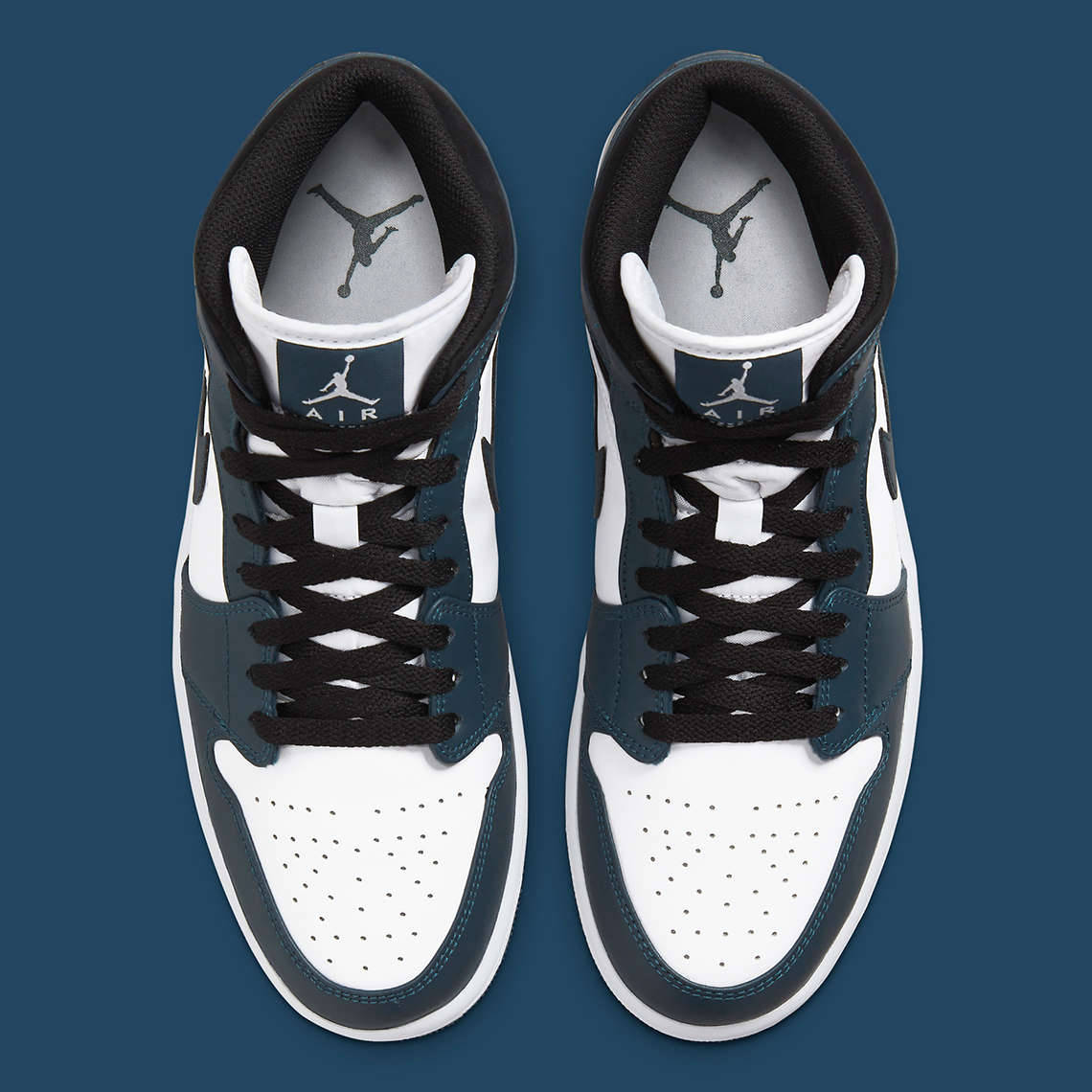 air jordan 1 blue black and white