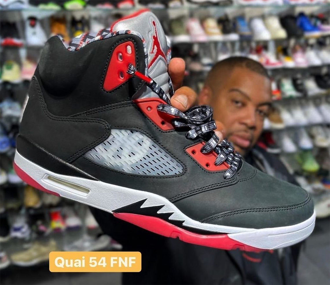 Air Jordan 5 Quai 54 Friends Family Black 1