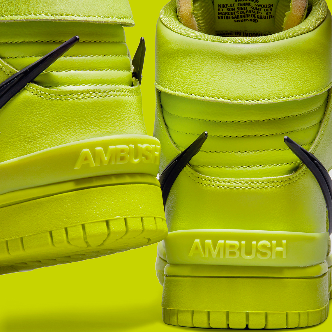Ambush Nike Dunk High Atomic Green Cu7544 300 Release Date 7