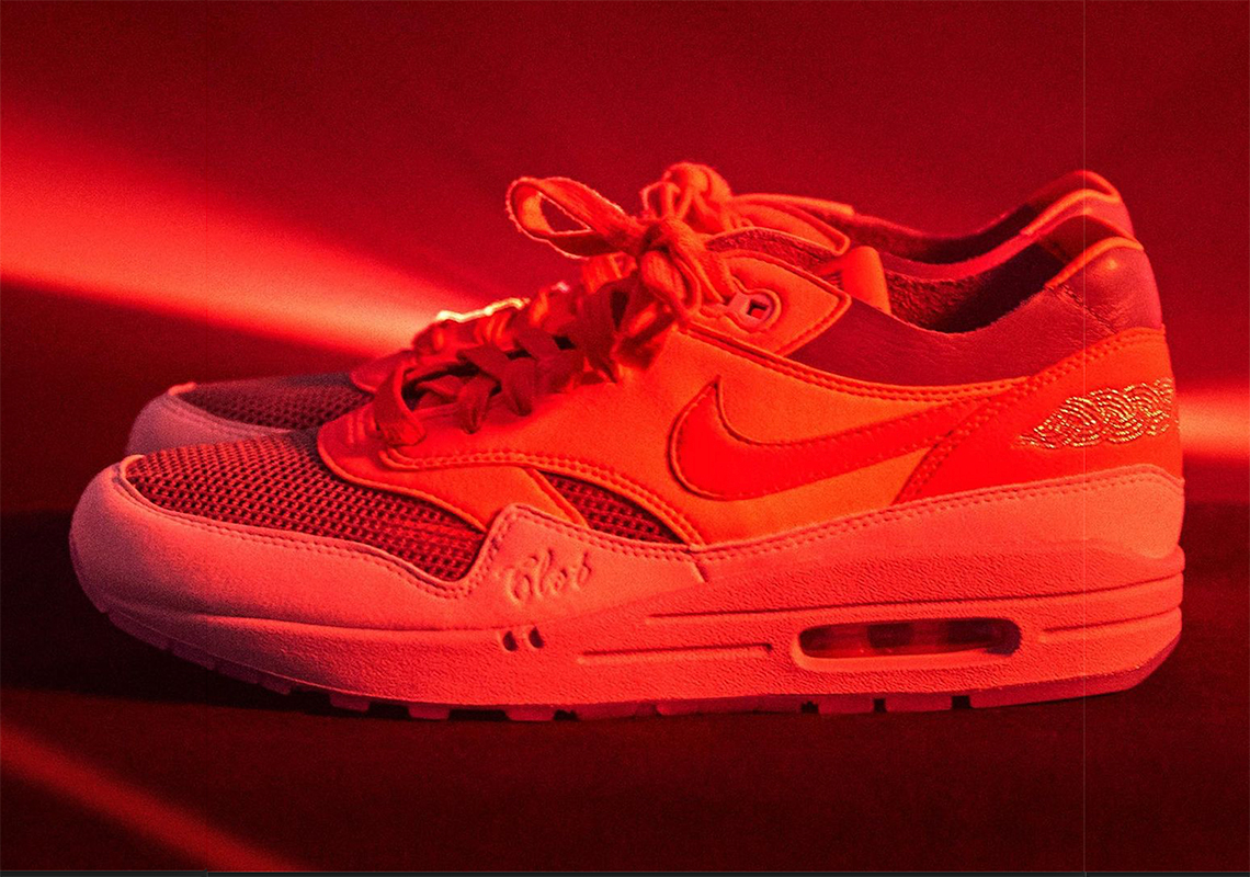 CLOT Nike Air Max 1 KOD Solar Red Release Date