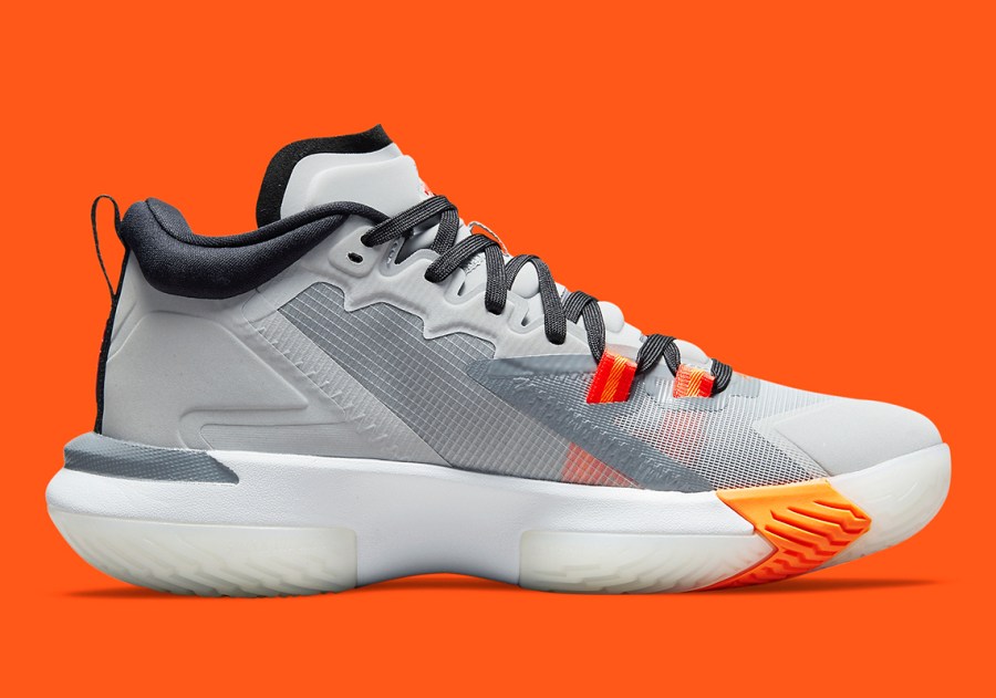 Jordan Zion 1 Light Smoke Grey Total Orange DA3130-008 | SneakerNews.com