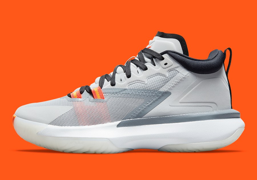 Jordan Zion 1 Light Smoke Grey Total Orange DA3130-008 | SneakerNews.com