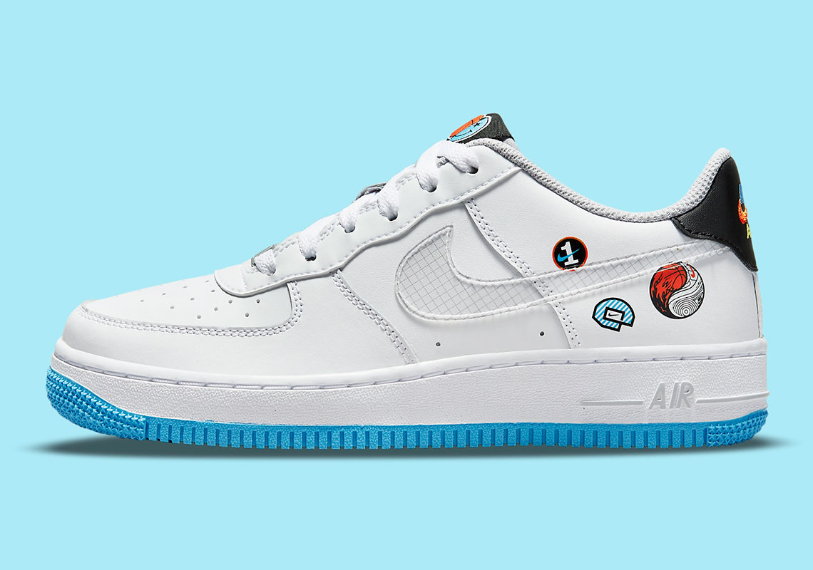 Nike Air Force 1 GS White Blue DM8088 SneakerNews