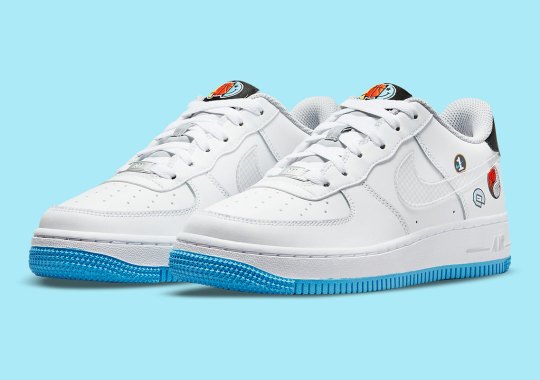 Yin-Yang And Basketball Stickers Come With This GS Nike Air Force 1