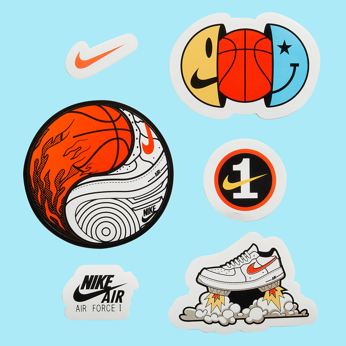 Nike air force hot sale 1 swoosh sticker