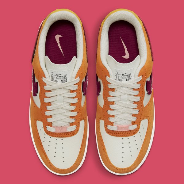 Nike Air Force 1 LXX Orange Maroon DQ0858-100 | SneakerNews.com