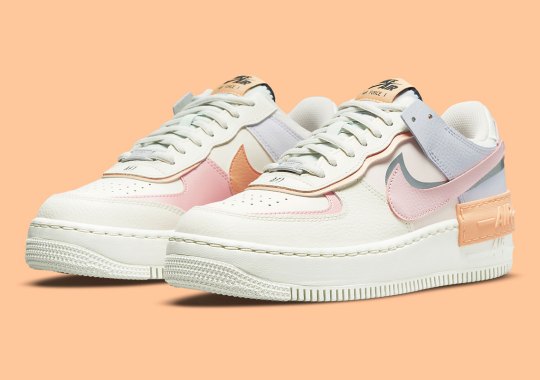 A Series Of Pastels Arrive On A New Nike Air Force 1 Shadow