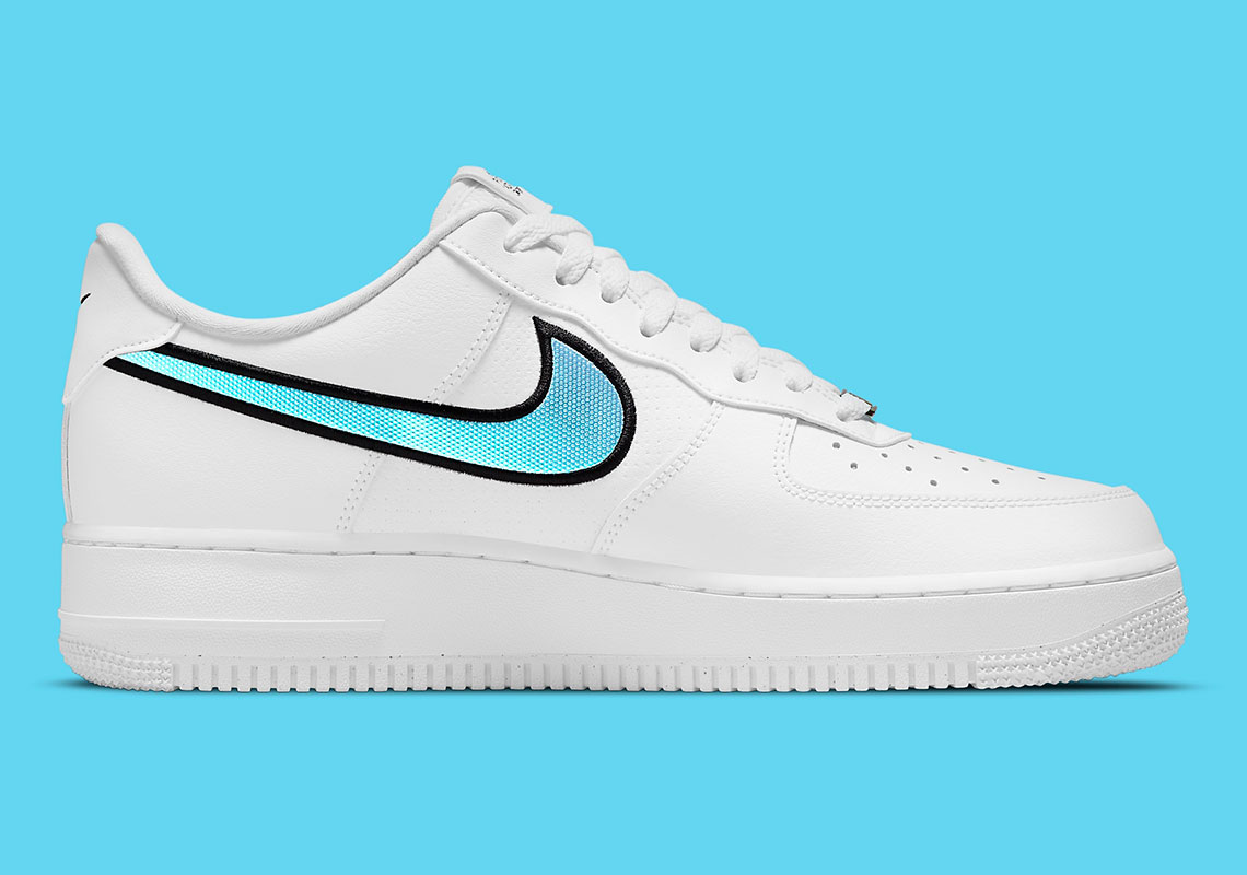 nike air force 1 iridescent blue