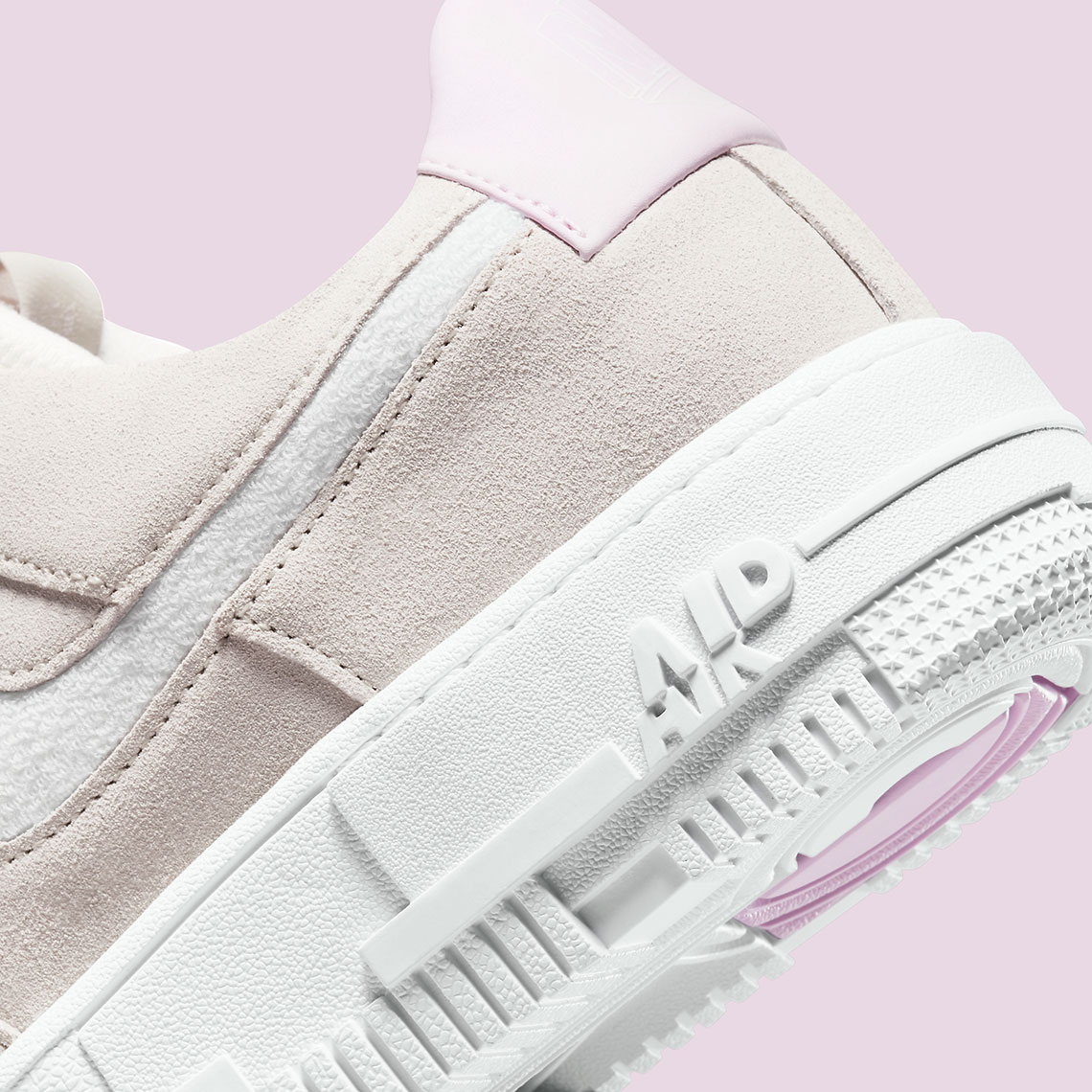 Nike Air Force 1 Pixel WMNS Beige Pink DQ0827 100 SneakerNews