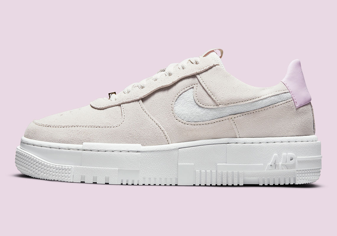 Nike air force deals 1 beige and pink