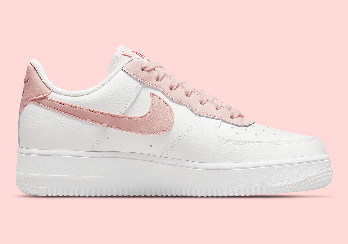 Nike Air Force 1 Wmns Summit White Pale Coral Summit White University Red 315115 167 2