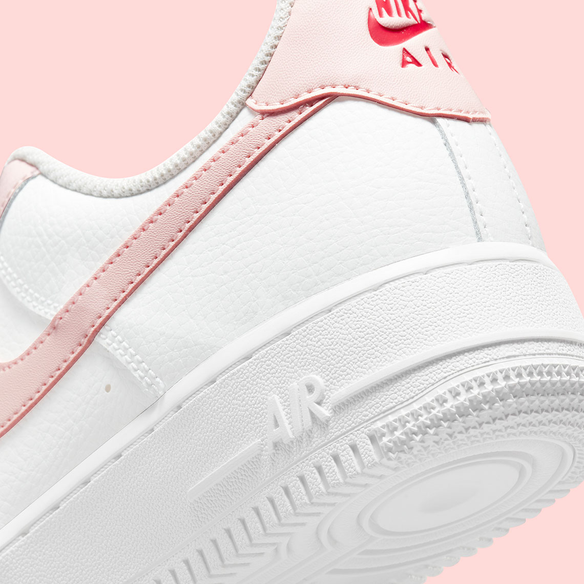 Nike Air Force 1 Wmns Summit White Pale Coral Summit White University Red 315115 167 6