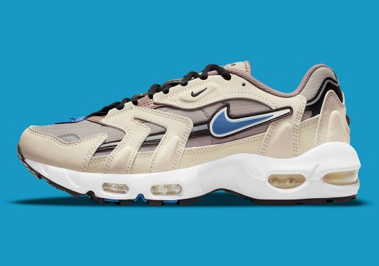 A Touch Of “Blue Slate” Animates This “Malt” Nike Air Max 96 II
