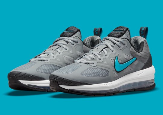 This Nike Air Max Genome Flaunts Cool Grey And Soothing Aqua