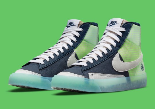 The aka nike Blazer Mid "Move To Zero" Arrives In Kids-Exclusive "Armory Navy"