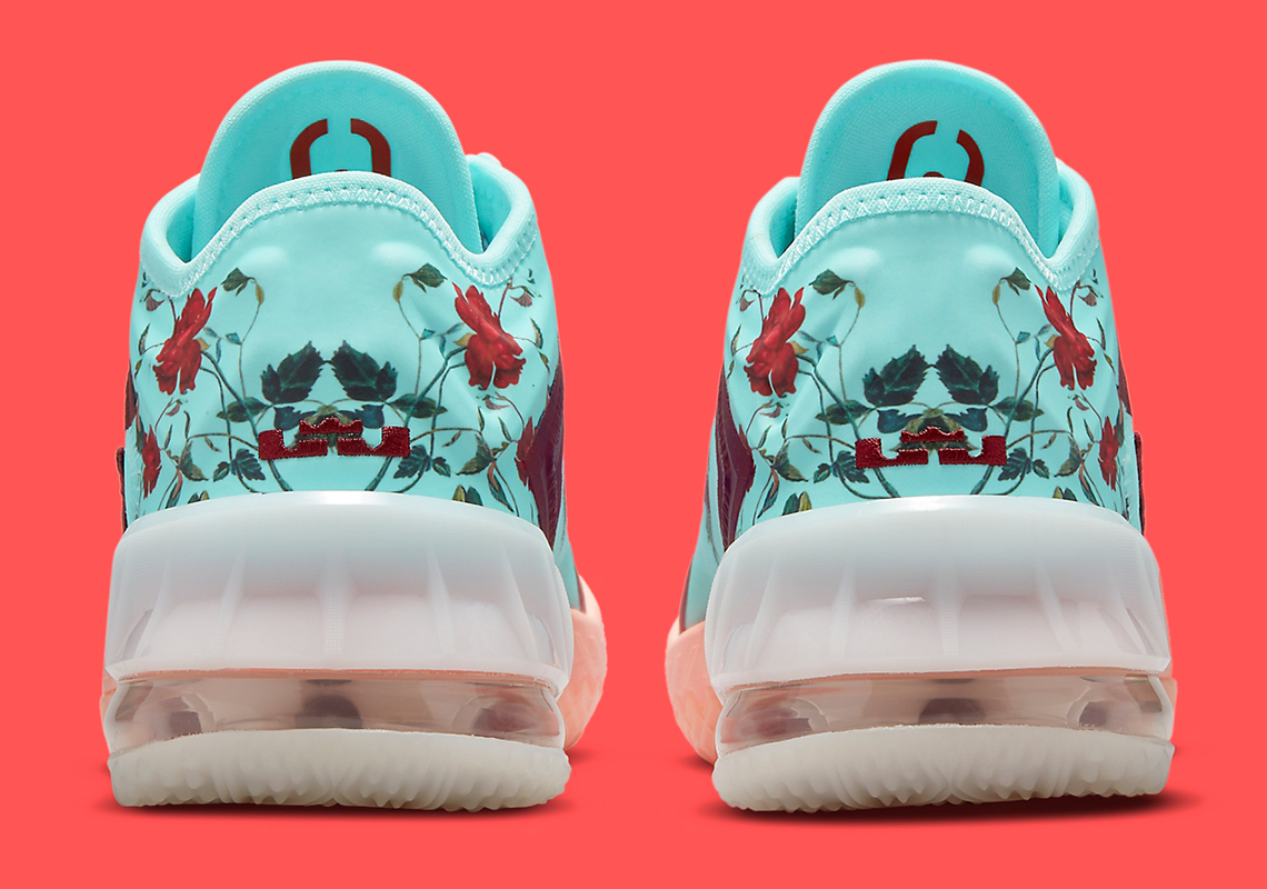 Nike LeBron 18 Low GS Floral DN4177-400 | SneakerNews.com