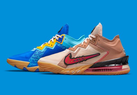 Nike LeBron 18 Low Wile E. Coyote Roadrunner CV7562-401 | SneakerNews.com