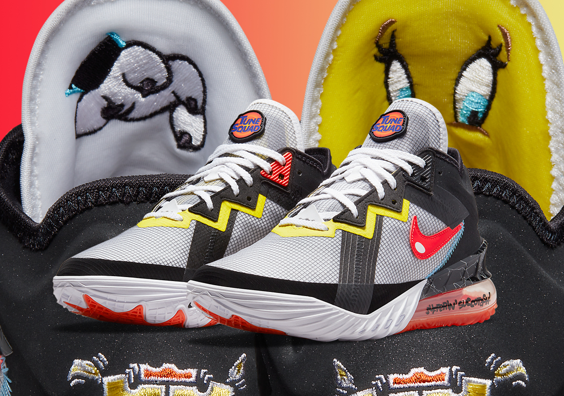 Sylvester And Tweety Battle It Out On The bhm Nike LeBron 18 Low